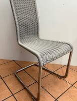 Reparatur TECTA B25 Kragstuhl, Sitzschale in Grau matt