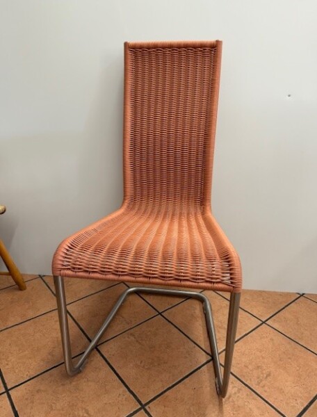 Reparatur TECTA B25 Kragstuhl, Sitzschale in Apricot Crush matt