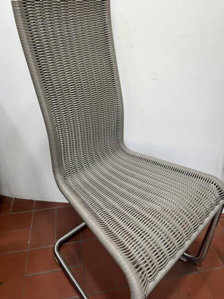 Reparatur TECTA B25 Kragstuhl, Sitzschale in Taupe