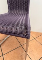 Reparatur TECTA B25 Kragstuhl, Sitzschale in Violett