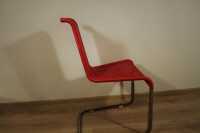 Reparatur TECTA B20 Kragstuhl Sitzschale mit Peddigrohr 3,5mm in Rot