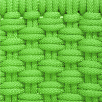Armlehnstuhl Coco in Rope Farbe Green Hornet