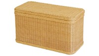 Rattan, Wäschetruhe rechteckig in Honig